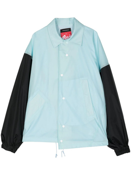  Fumito Ganryu X Phenomenon Logo-print Shirt Jacket - Blue 