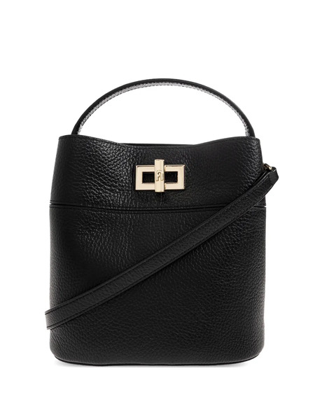  Furla Amelia Top-handle Leather Mini Bag - Black 