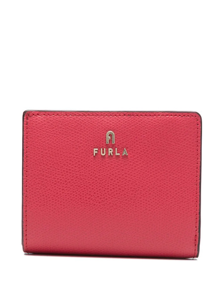  Furla Camelia Compact Logo Leather Wallet - Pink 