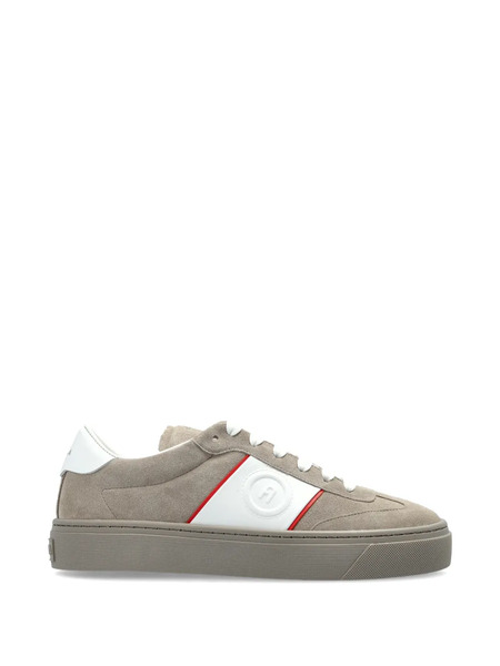  Furla Enjoy Stripe-detail Leather Sneakers - Neutrals 