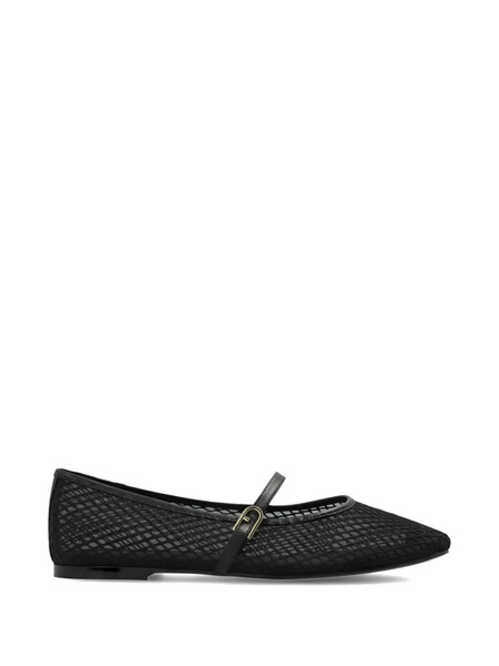  Furla Etoile Net Ballet Flats - Black 