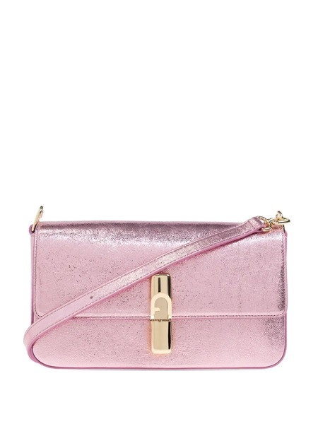  Furla Iride Logo-plaque Cross Body Bag - Pink 