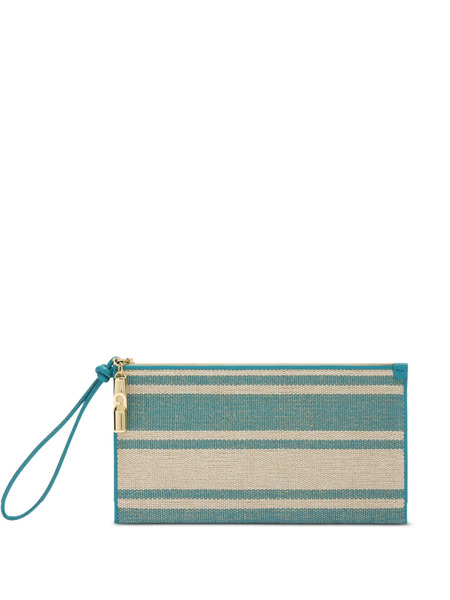  Furla Iride Striped Clutch Bag - Blue 
