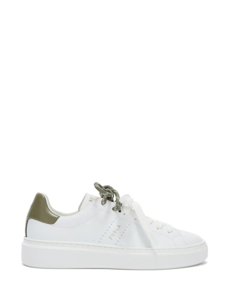  Furla Lace-up Sneakers - White 