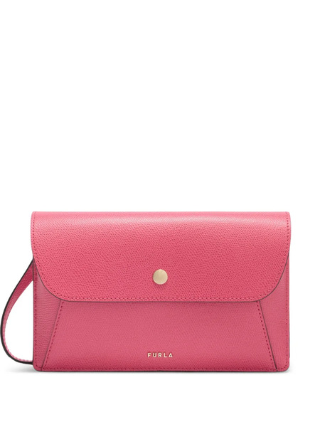  Furla Lea Button Pouch Bag - Pink 