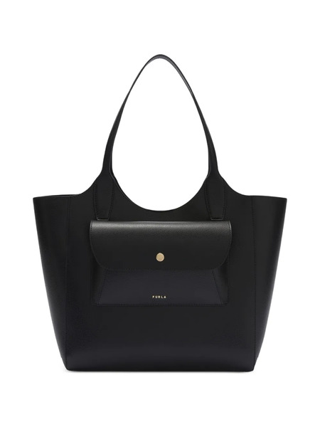  Furla Lea Pocket Tote Bag - Black 