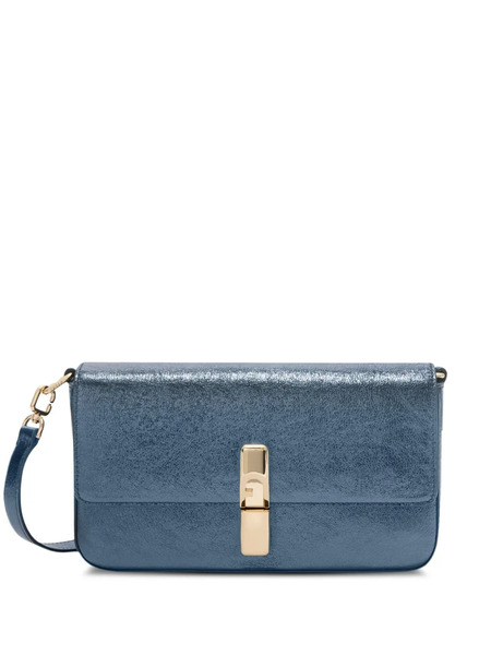  Furla Metallic-finish Cross-body Bag - Blue 