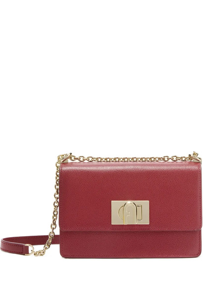  Furla Mini 1927 Arch-logo Grained Crossbody Bag - Red 