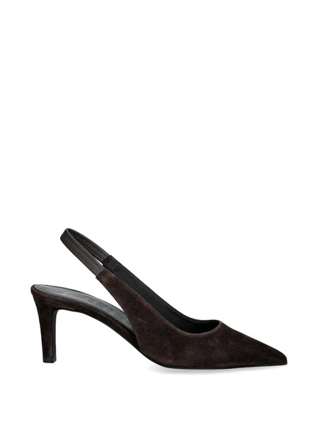  Furla Pointed Slingback Pumps - Brown 