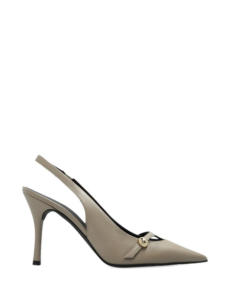  Furla Pointed-toe Stiletto Slingback Sandals - Neutrals 