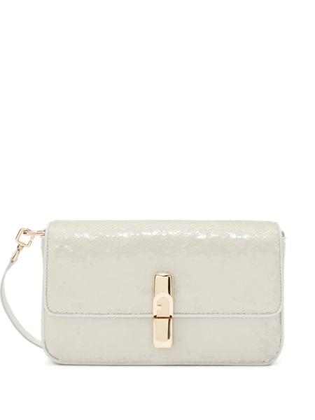  Furla S Iride Sequin Crossbody Bag - White 