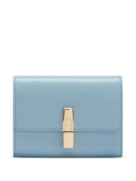  Furla Small Compact Leather Wallet - Blue 