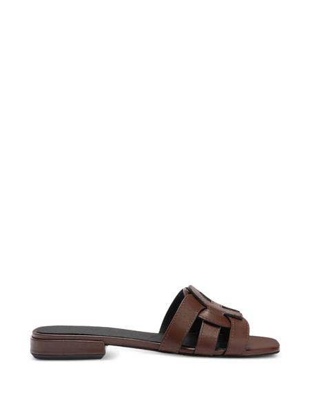 Furla Summer Leather Sandals - Brown 