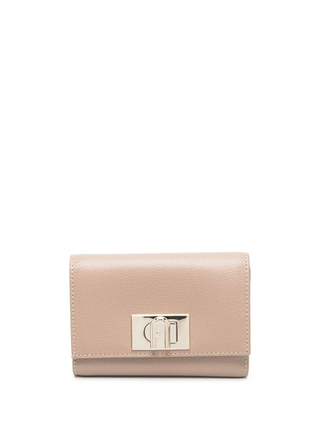  Furla Twist-lock Logo-plaque Wallet - Neutrals 