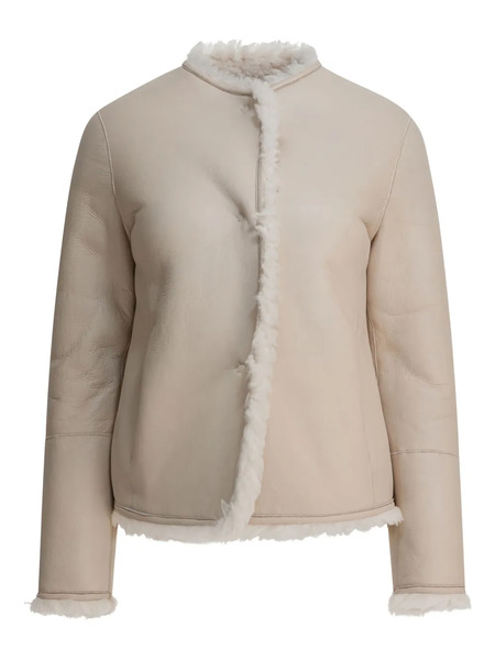  Furling By Giani Shearling Jacket - Neutrals 
