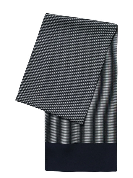  Fursac Patterned Silk Scarf - Blue 