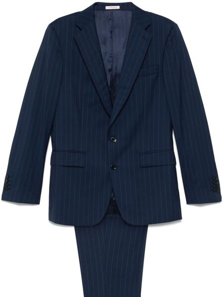  Fursac Pinstriped Suit - Blue 