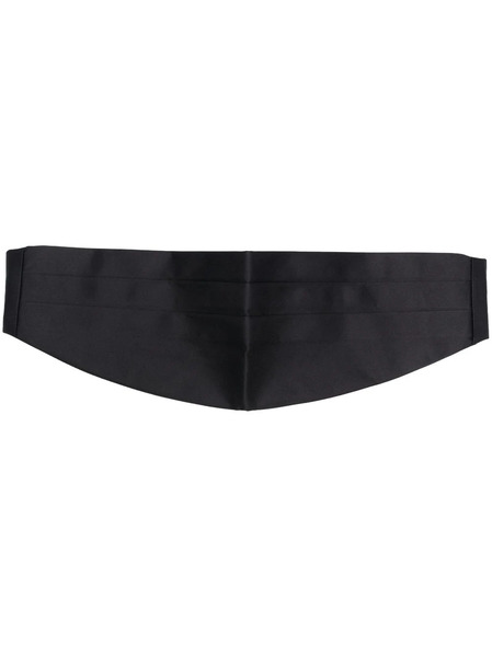  Fursac Pleated Silk Cummerbund Belt - Blue 