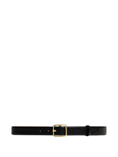  Fursac Square-buckle Leather Belt - Black 