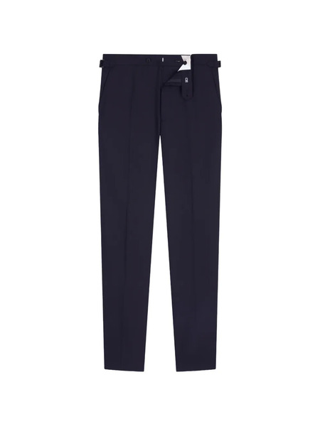  Fursac Wool Straight-leg Trousers - Blue 