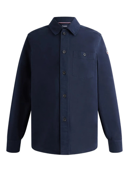  Fusalp Button-fastening Patch-pocket Shirt Jacket - Blue 