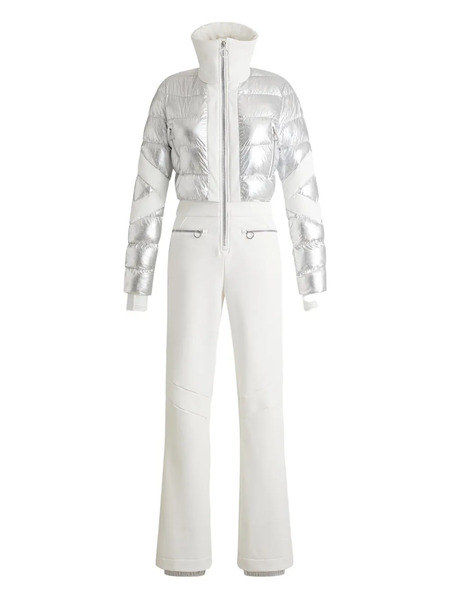  Fusalp Clarisse Quilted Ski Jumpsuit - Grey 