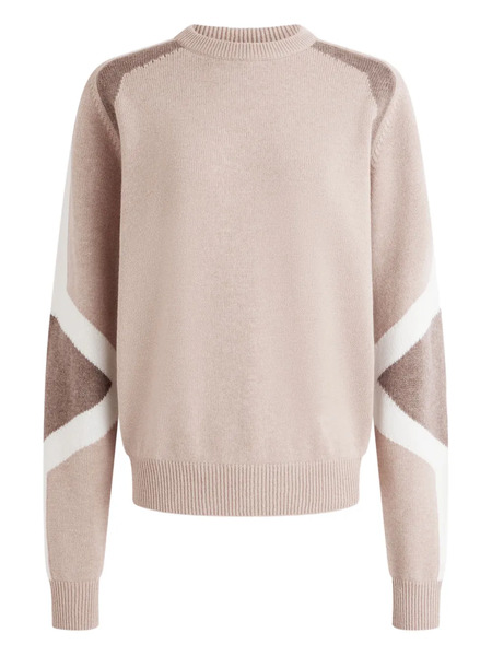  Fusalp Colour-block Wool Sweat - Pink 