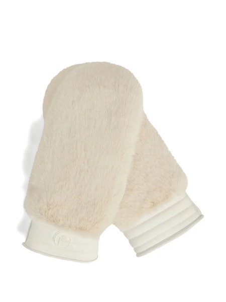  Fusalp Faux-fur Ski Gloves - White 
