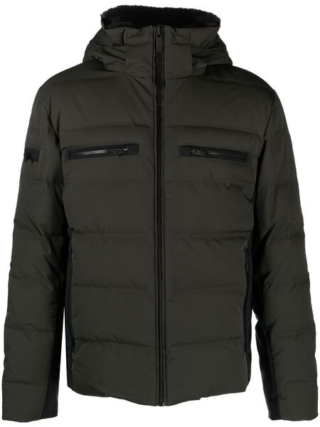  Fusalp Hooded Padded Jacket - Green 