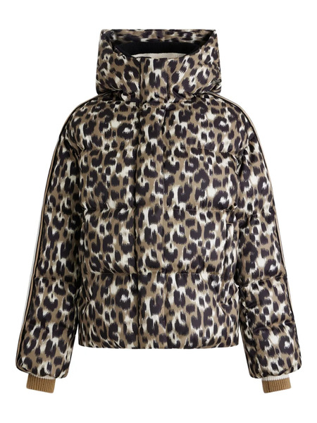  Fusalp Leopard-print Quilted Ski Jacket - Brown 