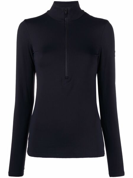  Fusalp Logo-patch Zip-fastening Top - Blue 