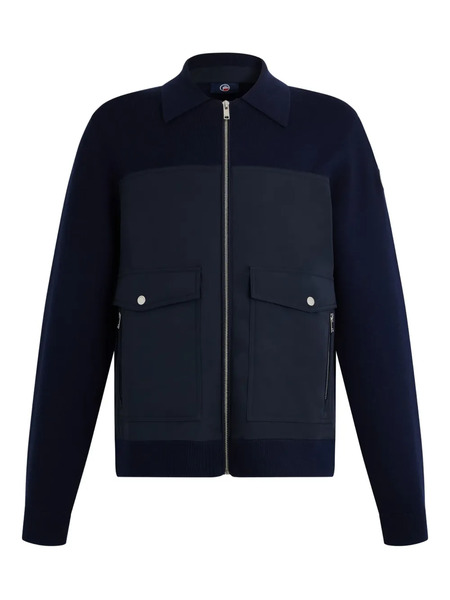  Fusalp Panelled Cardigan - Blue 