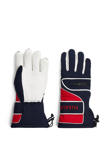  Fusalp Slalom Zip-pocket Ski Gloves - Blue 