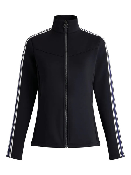 Fusalp Stripe-detail Zip-front Ski Jacket - Black 