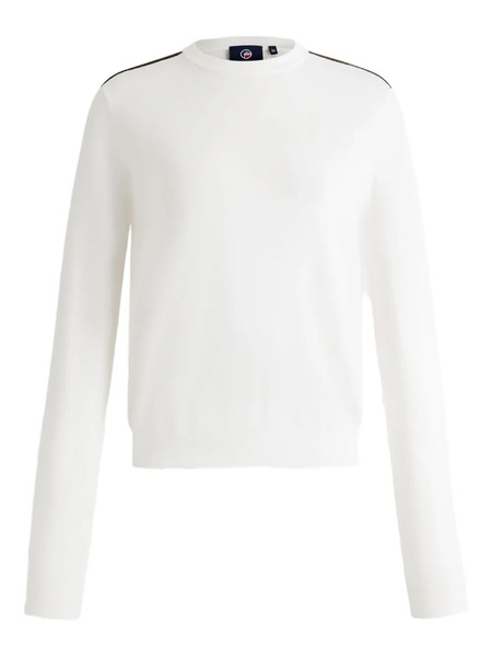  Fusalp Striped-detail Sweater - White 
