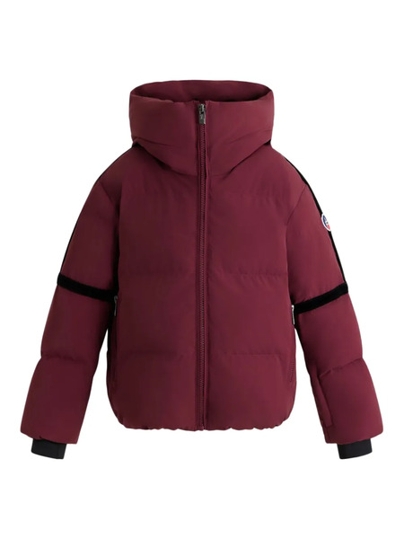  Fusalp Velvet-trimmed Padded Coat - Red 