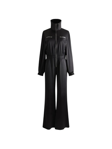  Fusalp Zip-up Cuffed Jumpsuit - Black 