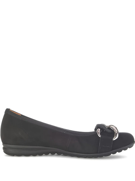  Gabor Chain-link Ballet Flats - Black 