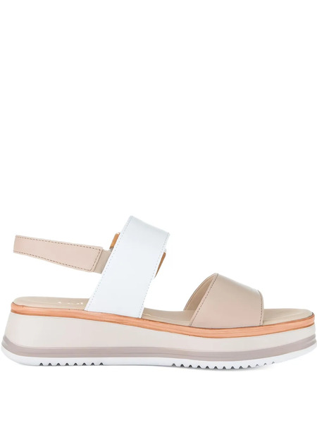  Gabor Slingback Platform Sandals - White 