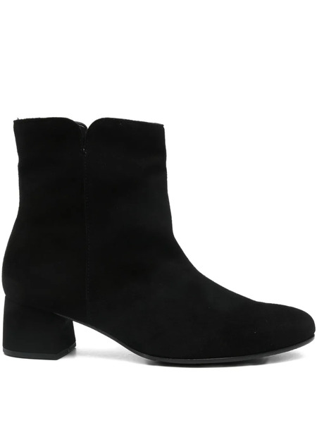  Gabor Suede Zip-fastening Boots - Black 