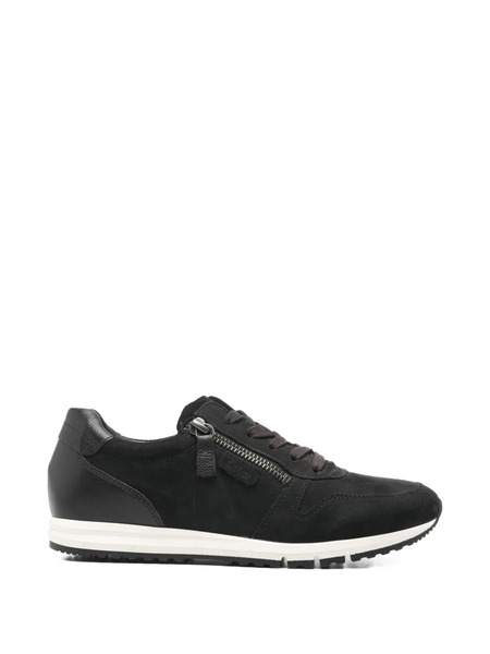  Gabor Zip-up Lace-up Sneakers - Black 