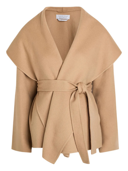 Gabriela Hearst Harris Belted Cashmere Jacket - Brown 