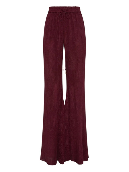  Gabriela Hearst Pleated Drawstring-waist Pants - Red 