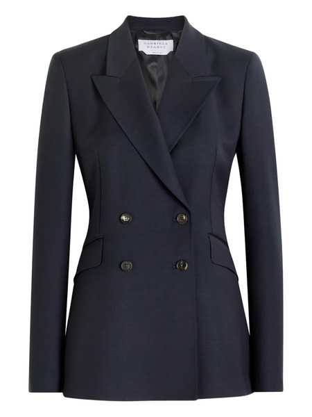  Gabriela Hearst Stephanie Double-breasted Blazer - Blue 