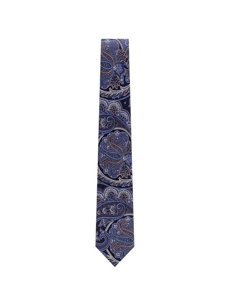  Gabriele Pasini Paisley-patterned Tie - Blue 