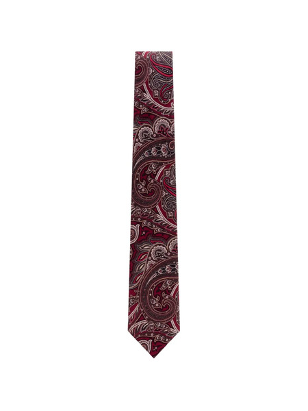  Gabriele Pasini Paisley-patterned Tie - Red 