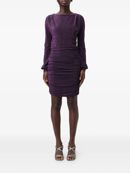  Gaelle Jersey Short Dress - Purple 
