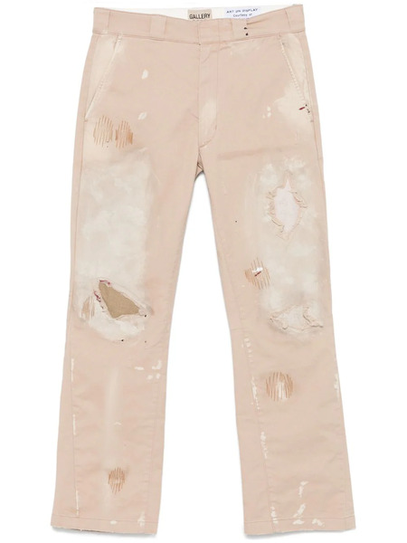  Gallery Dept. Distressed Trousers - Neutrals 