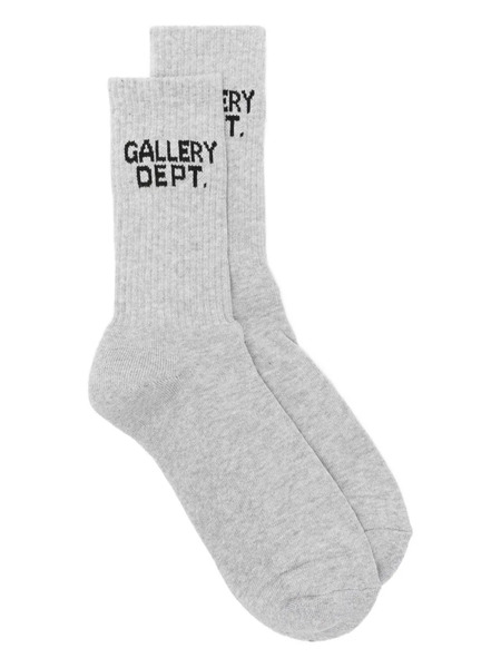 Gallery Dept. Logo-embroidered Socks - Grey 