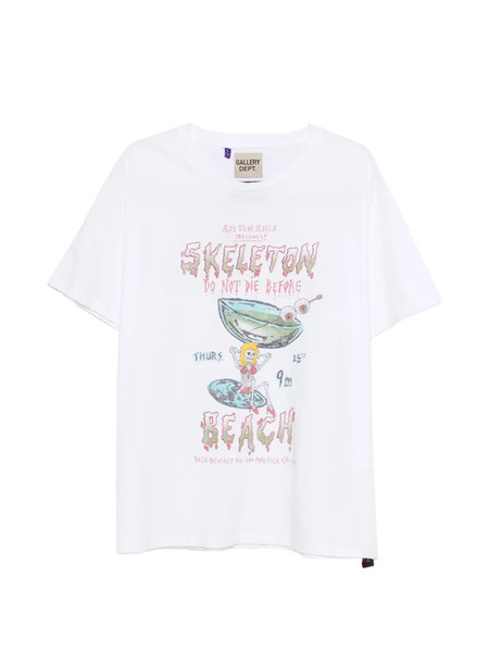  Gallery Dept. Skeleton -graphic T-shirt - White 